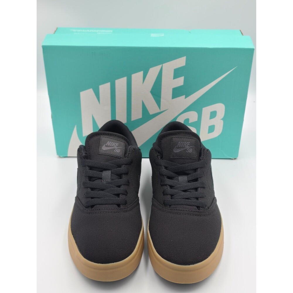 Nike SB Check CNVS GS Black Gum Skate Shoes Youth 6Y Womens 7.5 905373-006 NIB - Picture 3 of 6